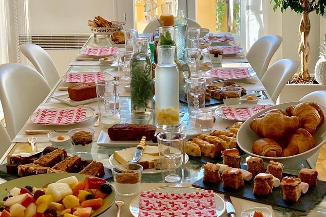 An Unforgettable Gourmet Morning in Nice - The breakfast spread: croissants, then a 15+ pastry surprise