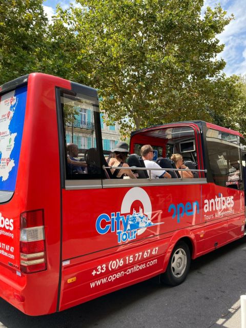 Antibes: 1 or 2-Day Hop-on Hop-off Sightseeing Bus Tour - The Drive Past Place de Gaulle, the Pinède, and the Riviera Stretch