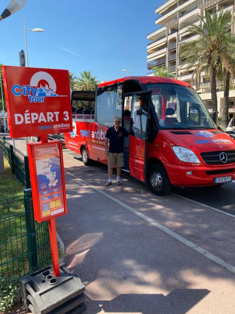 Antibes: 1 or 2-Day Hop-on Hop-off Sightseeing Bus Tour - Baie de la Garoupe and the Garoupe Lighthouse Quick Stop