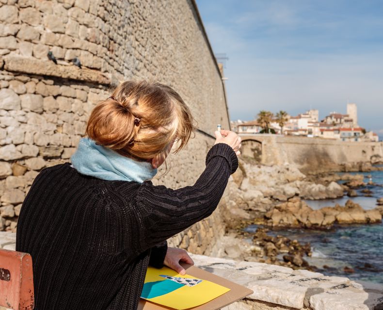 Antibes: Picasso Museum Drawing Tour Led by Local Artist - Entering Antibes From the Ramparts First