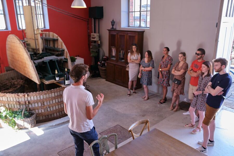 Aÿ-Champagne: Champagne House Tour and Tasting Class - Sweet treats and finger food pairings that keep it easy