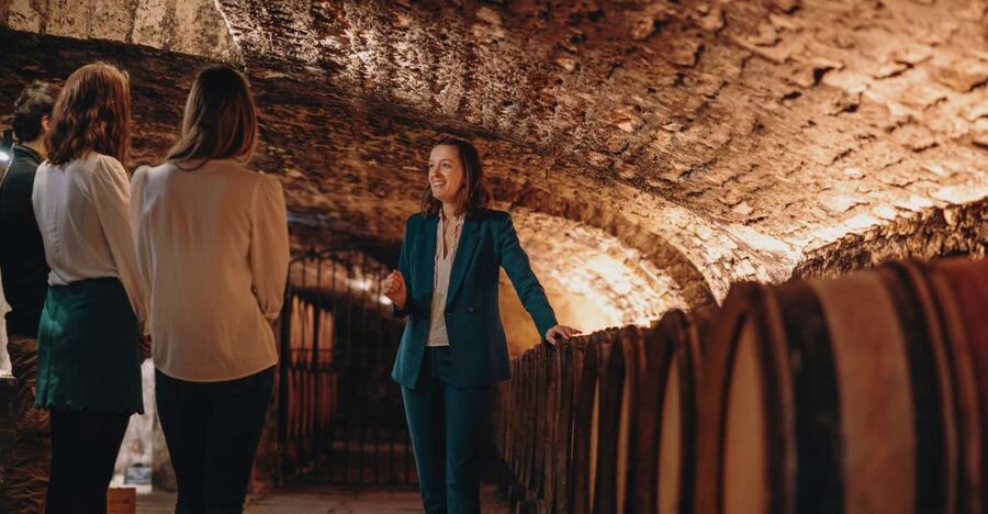 Beaune: Maison Champy Guided Cellar Tour with Wine Tasting - Walking the 15th-century cellars, and why that part matters