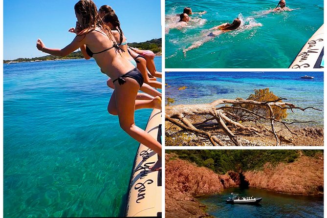 Boat tour from Fréjus - Calanques Estérel - 2h30 - Price and timing: what $63.05 buys you