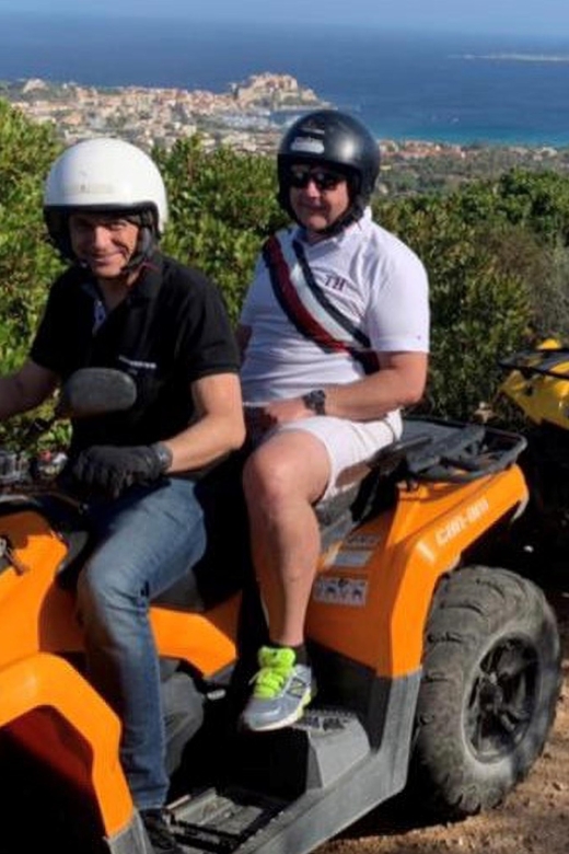 Calvi: 2-Hour Quad Bike Trip Between Sea and Mountains - Helmet, gloves, and free drinks, the small inclusions that make a difference