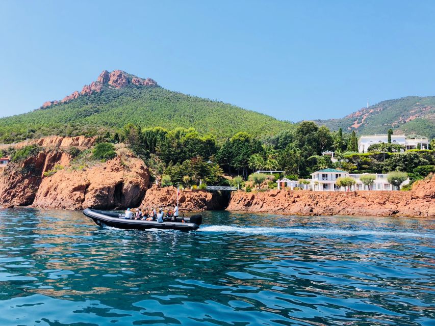 Cannes: 2.5-Hour Esterel Calanques Boat Excursion - Swim and snorkeling stops: how to get the most out of the water time