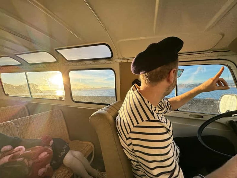 Cannes: City Tour in a Vintage Bus - Beyond the postcards: Palm Beach, Port Canto, and Lérins Island panoramas from the road
