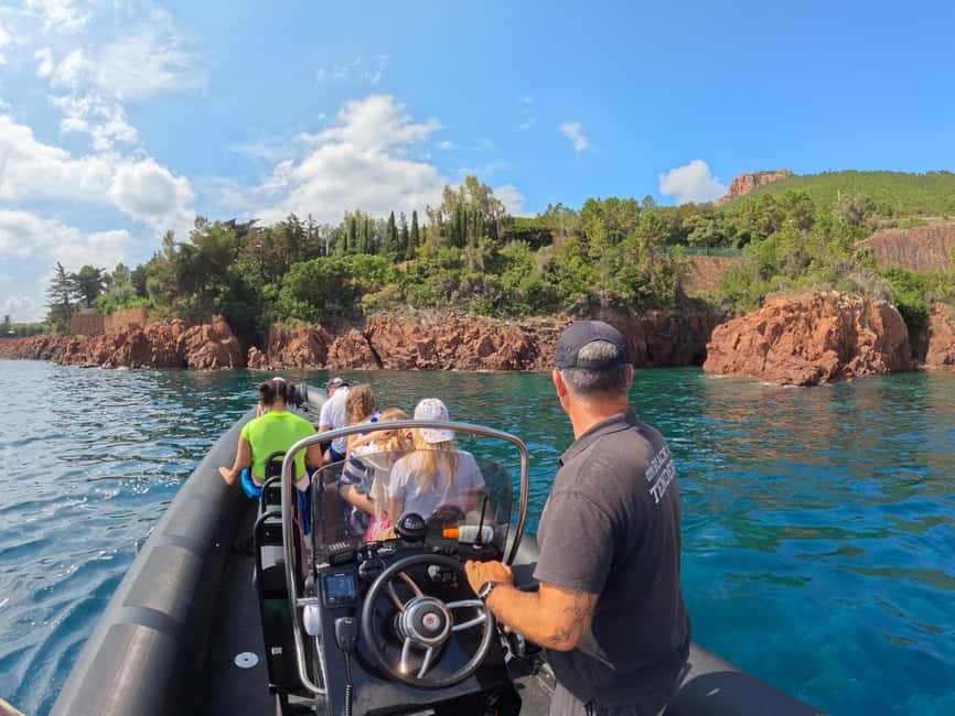 Cannes: Scenic Coves RIB Boat Tour - Scenic views plus coastal architecture you will not notice from shore