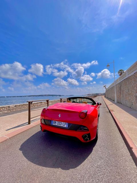 Cannes : Visite guidée en Ferrari sur les routes de Cannes - Where the ride starts, 73 Bd de la Croisette and the Martinez Hotel