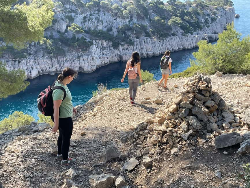 Cassis: 3 Calanques Half-Day Hiking Tour with Swimming - Stop 5: Climbing Toward En-Vau Belvedere, With Real Height