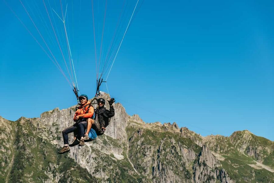Chamonix: Tandem Paragliding Flight - The 20-Minute Soar Over Chamonix and the Mont Blanc Range