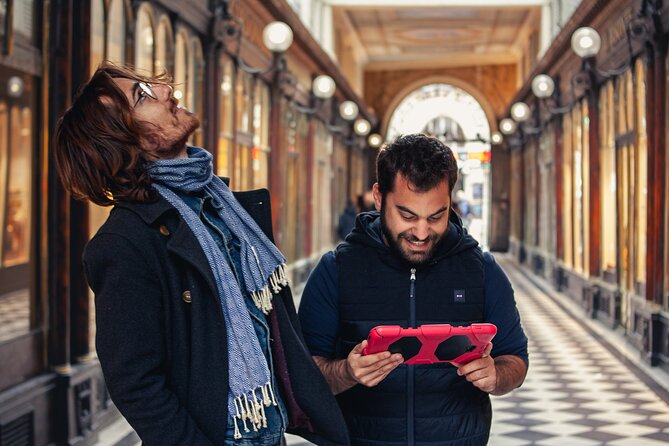 ClueZ Paris Game - Stop 2: Passages couverts, where puzzles fit the mood