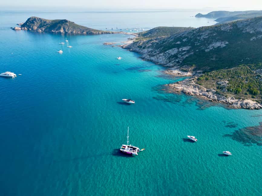 Côte d'Azur: Half-Day Coastline Catamaran Sailing Tour - The best part: the mid-cruise swim anchor stop with kayaks and paddles