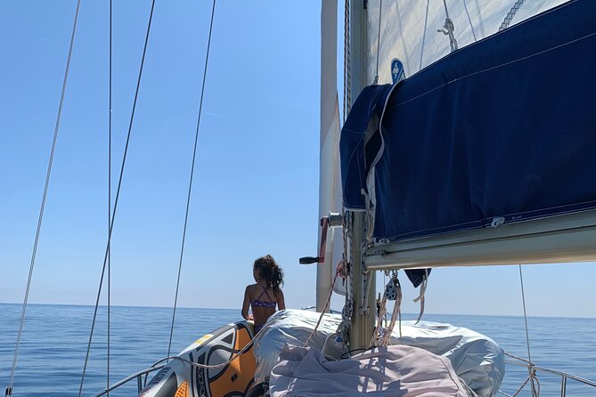 Cruise / navigation in the Lerins Islands - Lerins Islands, but from a small sailboat anchor