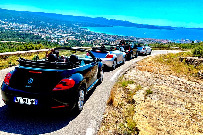 Drive by cabriolet from Marseille cruise port to cassis - Marseille warm-up: Corniche Kennedy, Prado beaches, and a sea-breeze stroll