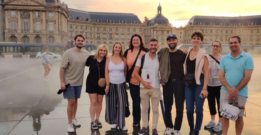 Exclusive! Bordeaux: Nighttime Highlights Walking Tour - First stops: lit squares that help you orient fast