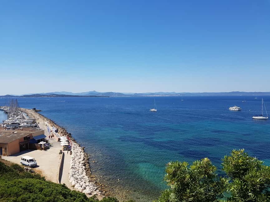 Excursion to Porquerolles Island from Bandol - Arrival at Presqu’île de Giens and then Porquerolles