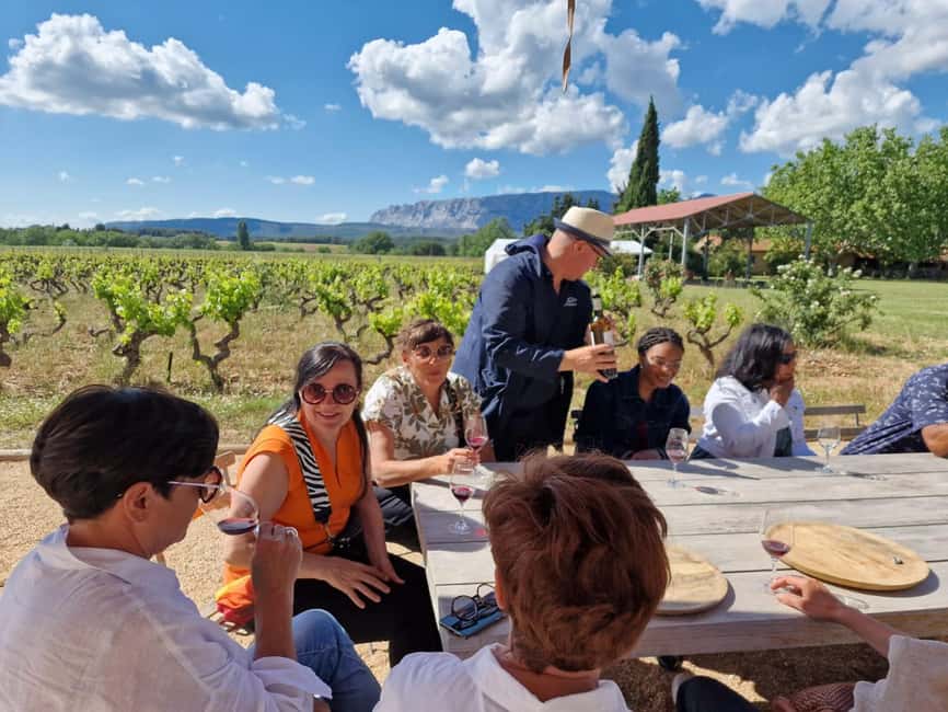 From Aix-en-Provence: Half-day Wine Tour Cezanne Countryside - Sainte-Victoire: the Provence backdrop for your Côtes de Provence tasting