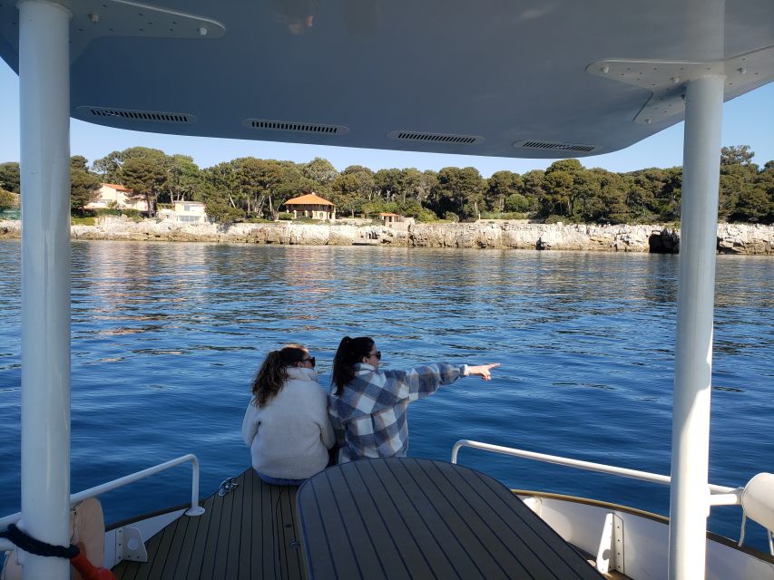 From Juan les Pins: Private French Riviera Solar Boat Cruise - What the “slow speed” and shoe-off deck rule mean in real life