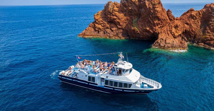 From Mandelieu: Corniche d'Or Sightseeing Cruise with Guide - What you’ll see: red cliffs, coves, and Mont Vinaigre