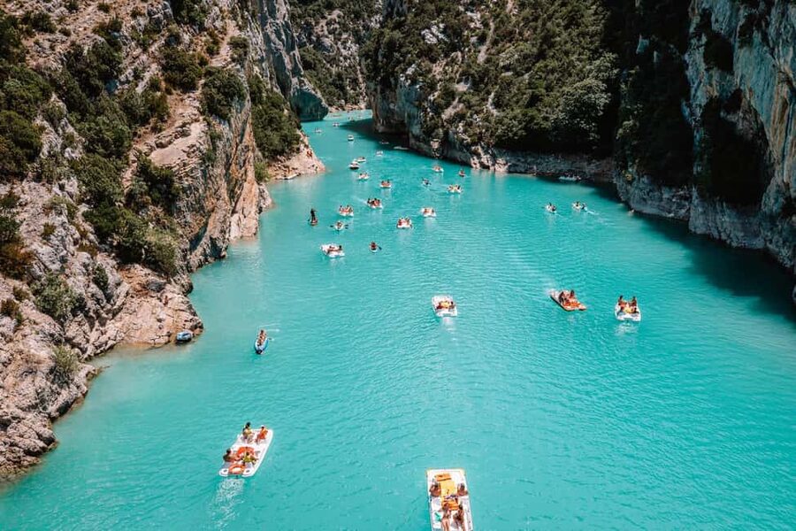 From Nice: Verdon Gorges & Lavender Fields Tour & Transport - Verdons turquoise views: driving the route through Europe’s biggest canyon