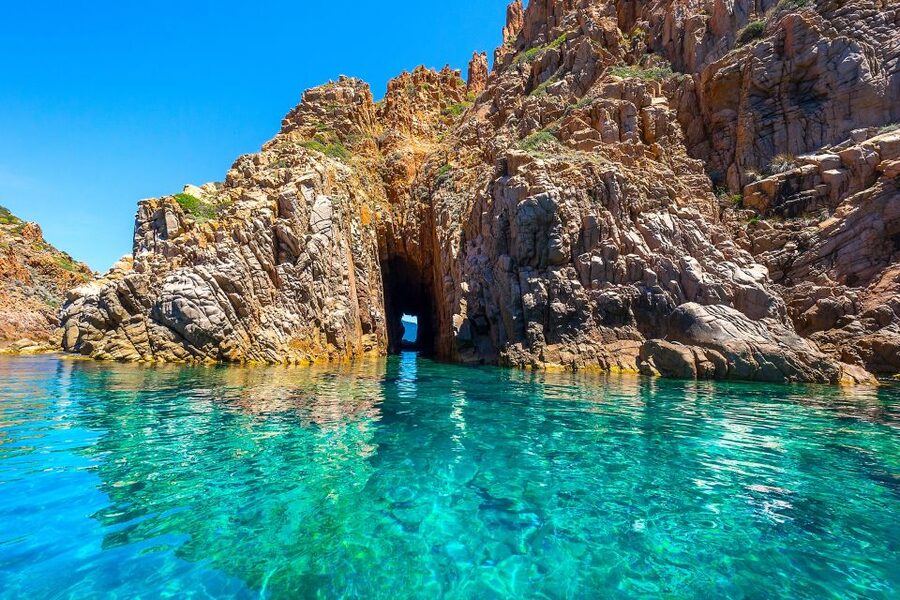 From Porto, Corsica: Piana Creeks Cruise - Piana creeks and sea caves: why the boat needs to be small