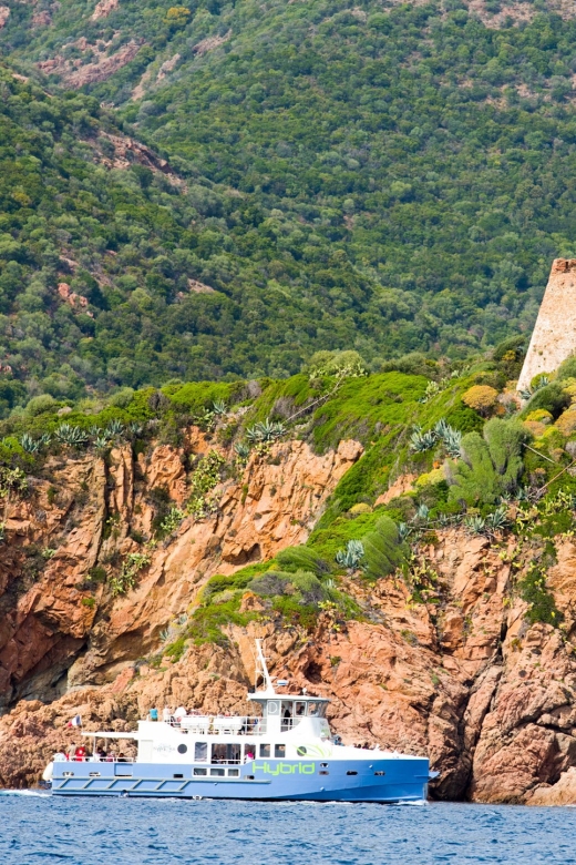 From Porto: Scandola & Girolata Tour by Boat - Elbu Bay turquoise water and the Gulf of Porto cruise