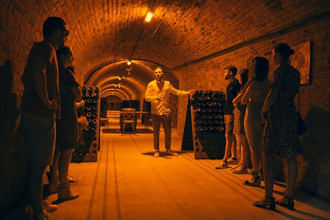 From Reims morning Champagne family growers - Stop 3: Second producer visit with 3 glasses to compare
