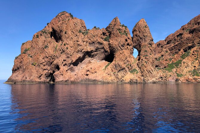 From Sagone/Cargèse: Scandola Calanques Piana Girolata Swimming - Calanques de Piana: the red-and-ocher cliffs that sell Corsica