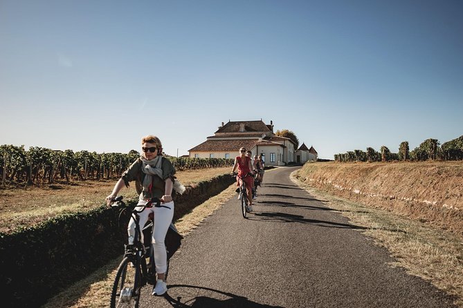 From Saint-Emilion : Electric Bike Day Tour with Wine Tastings and Picnic Lunch - Stop 1 in Saint-Emilion: first winery time and great vineyard angles