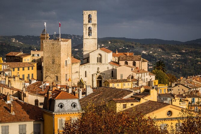 Full day tour Medieval Villages Grasse Gourdon Tourettes St Paul - Tourrettes-sur-Loup: ramparts, Saint-Grégoire, and the violet symbol