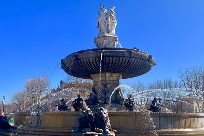 Gourmet & Cultural Tour Aix En Provence English / Espanol - Mossy Fountain, Cézanne, and La Rotonde: The End-Game Photo and Meaning Stops