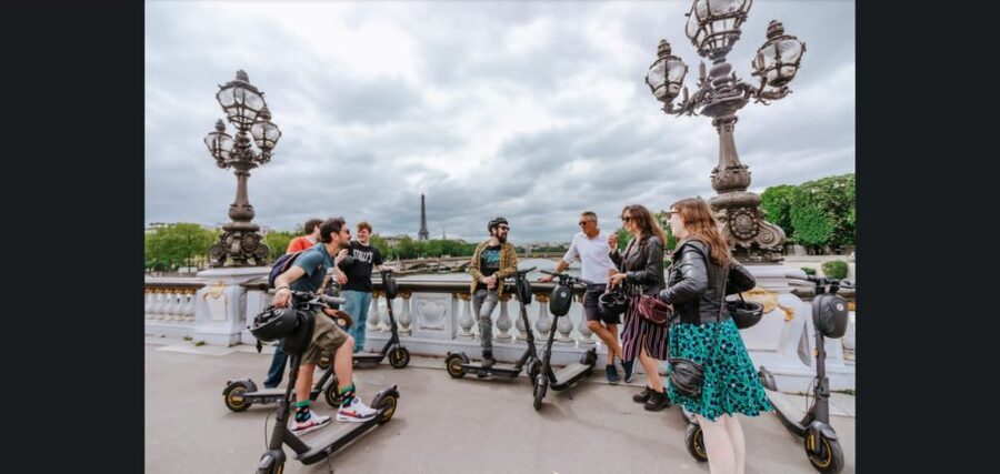 Guided Electric Scooter Tour of Paris - Seine River Views and Pont Alexandre III Photo Moments