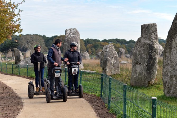 Guided Segway Tour - Menhirs Escape - 1h30 - Stop 1 at Tumulus de St-Michel: the 50 km viewpoint