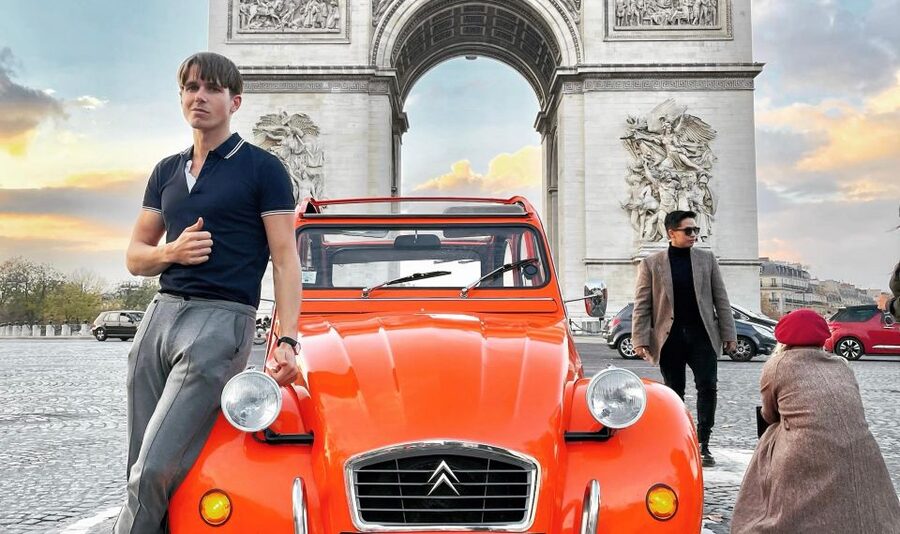 Guided Tour of Paris in Classic Convertible - Moulin Rouge and the Belle Epoque glide to the Opera area