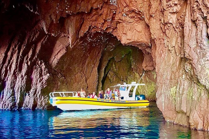Half Day Boat Trip to Scandola Calanche de Piana - Stop 2: Calanche de Piana red rocks, caves, and a natural swimming pool
