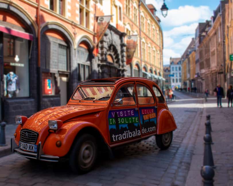 Lille Driving Tour by Convertible Citroen 2CV - How the Route Feels: One Continuous Loop Through the Old Center