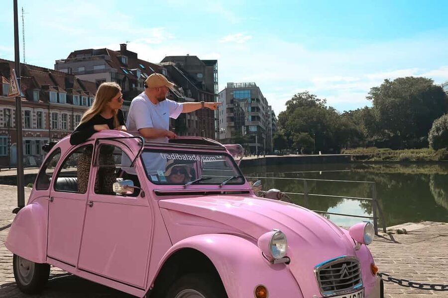 Lille Driving Tour by Convertible Citroen 2CV - Cobblestones, Roof Down Moments, and What to Wear