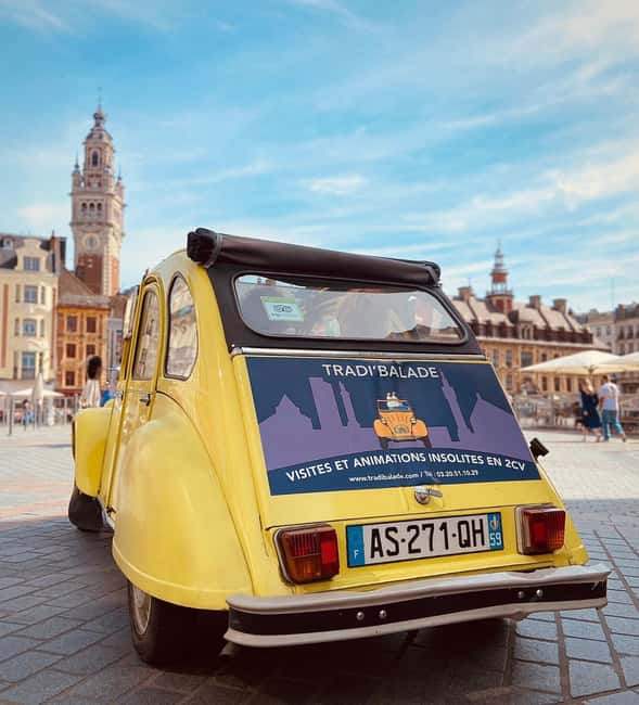Lille Driving Tour by Convertible Citroen 2CV - How Long Should You Book: 30, 60, or 90 Minutes