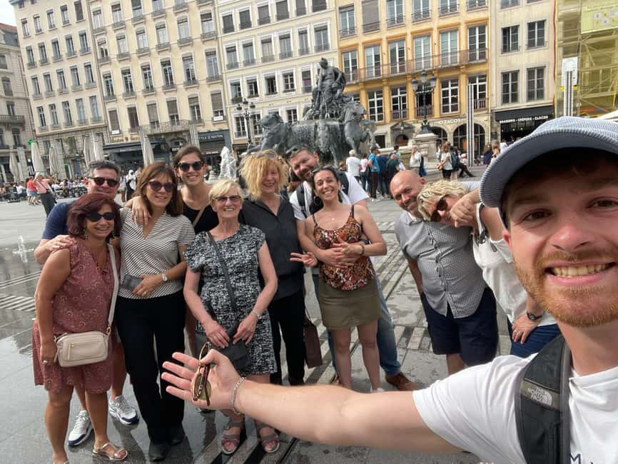 Lyon: City Highlights Walking Tour - Place des Terreaux, Bartholdi Fountain, and Lyon’s Art-Square Power