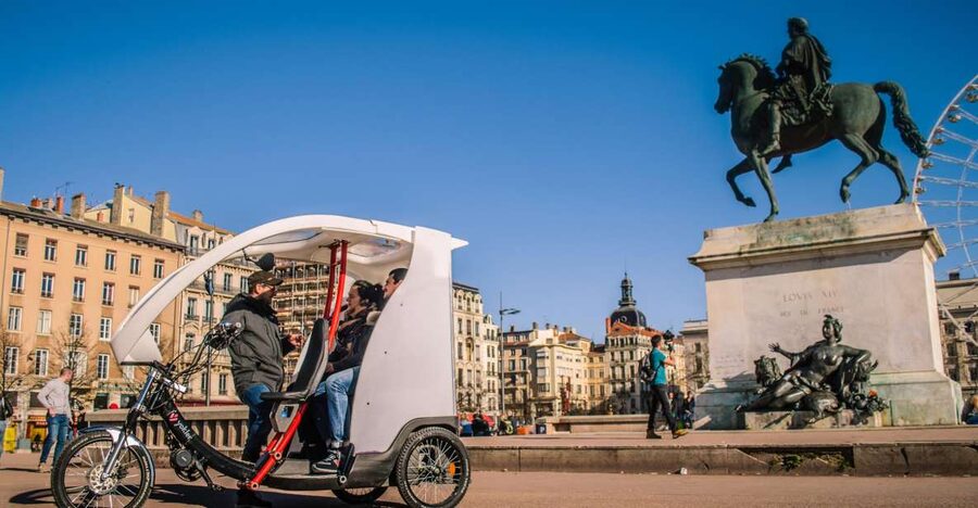 Lyon: Private Pedicab Tour of Top Landmarks & Hidden Gems - Starting at Place Bellecour: the fastest way to get oriented