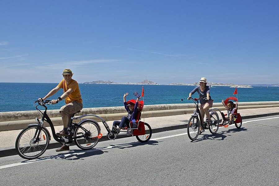 Marseille: City Highlights Guided Half-Day E-Bike Tour - MuCEM waterfront area and Old Port, the two Marseille “anchors”