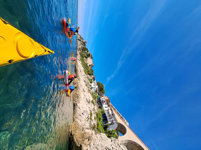 Marseille: Côte Bleue Calanques Half-Day Kayak Tour - Safety Briefing and the Open-Ocean Reality