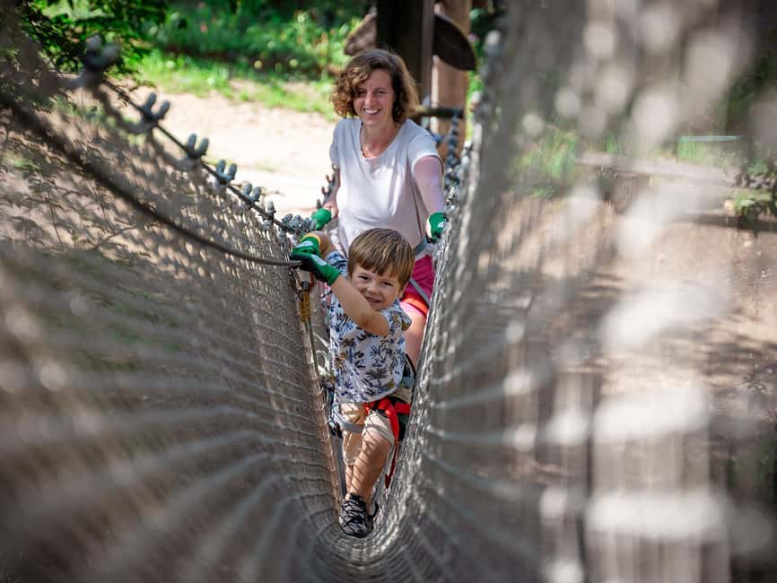 Marseille: Ecopark Adventures Treetop Adventure - The 400 m zip line highlight, and why it is more than just a thrill