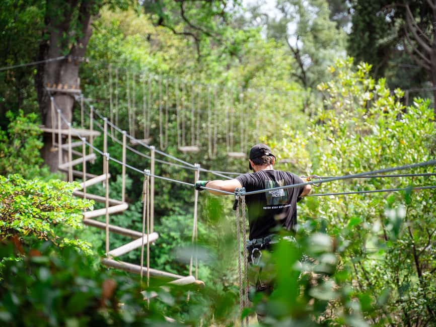Marseille: Ecopark Adventures Treetop Adventure - 10 treetop courses plus a Mini Park for ages 2 to 4