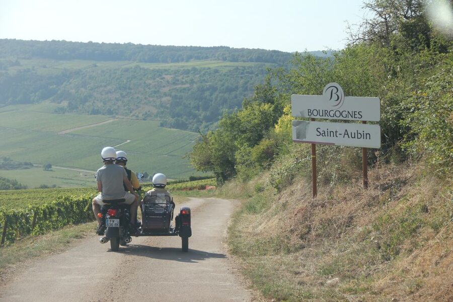 Meursault: Tour of the Vineyards on Motorbike with Sidecar - Back roads toward Blagny and Saint-Aubin, with photo stops that matter