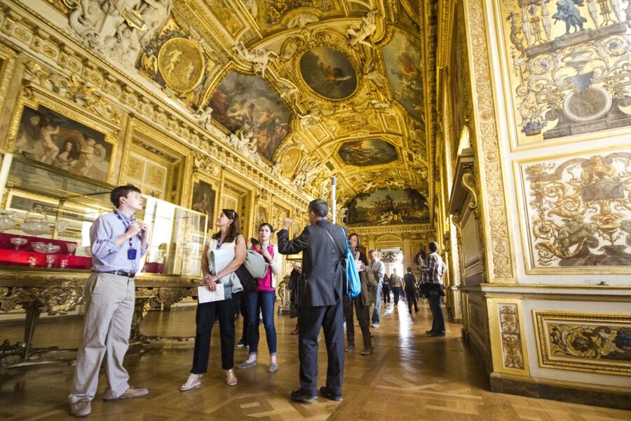 Mona Lisa & Louvre Masterpieces Tour with Reserved Access - The Louvre Pyramid photo stop: a quick reset before the real work