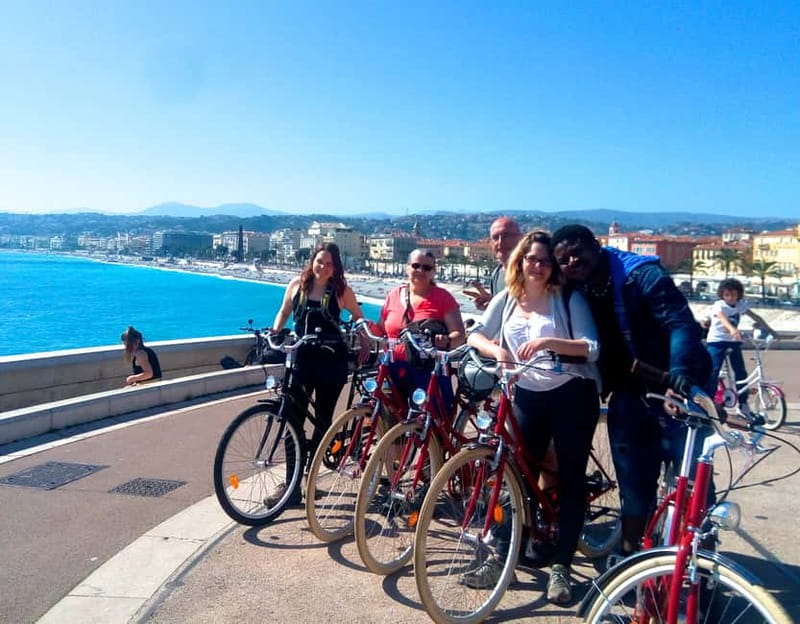 Nice 3Hrs by EBike: Essentials Oldest Districts & Panoramas - Place Massena photo stop and finishing back at the shop
