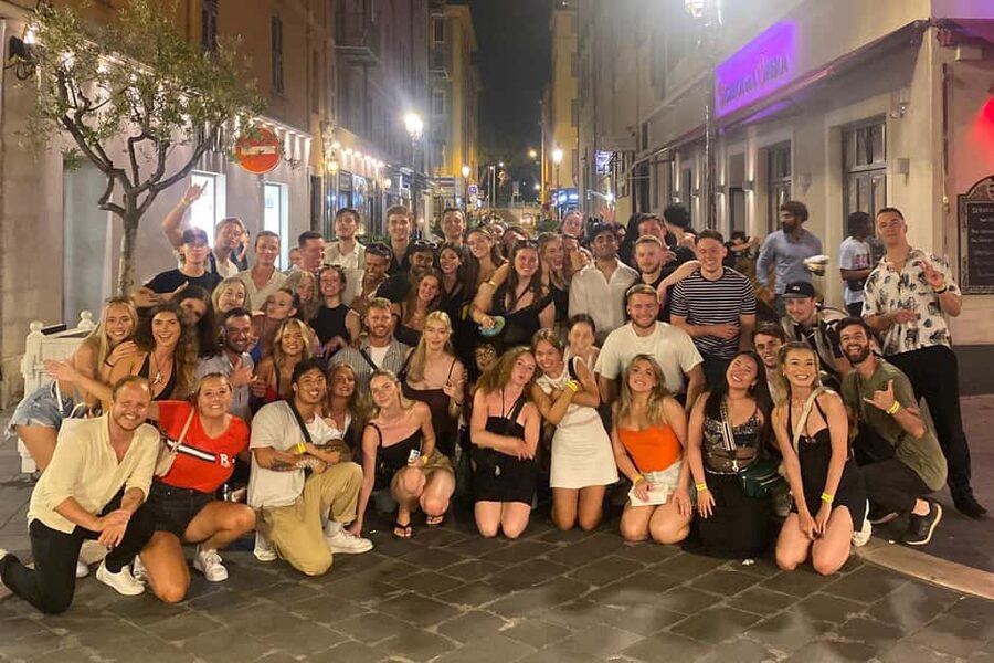 Nice: 4 Bar, 1 Club Riviera Bar Crawl Party with Free Shots - What This Riviera Bar Crawl Turns Nice Into