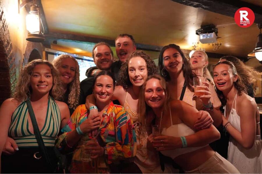 Nice: 4 Bar, 1 Club Riviera Bar Crawl Party with Free Shots - The Short Walk and Orientation Stops That Keep You Oriented