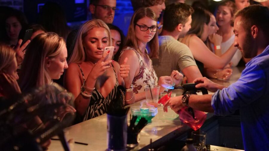 Nice: 4 Bar, 1 Club Riviera Bar Crawl Party with Free Shots - Where It Starts: Hostel Villa Saint Exupery Beach by Massena Square